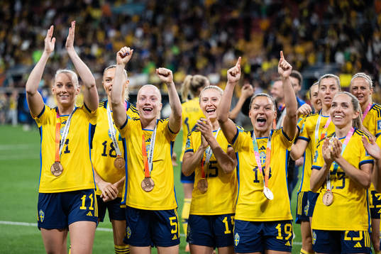 Stina Blackstenius Fridolina Rolfö, Anna Sandberg, Rebecka