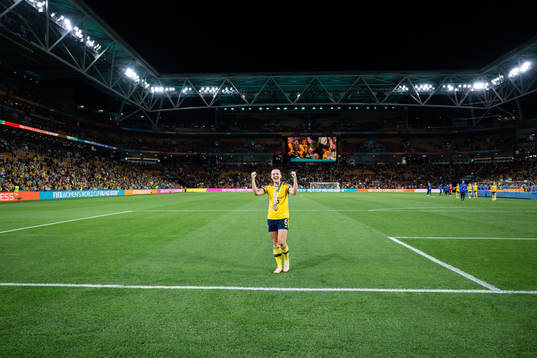 Magdalena Eriksson of Sweden celebrates