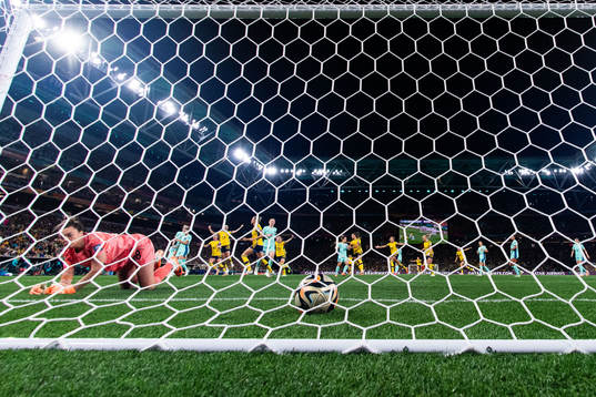Fridolina Rolfö of Sweden scores 1-0