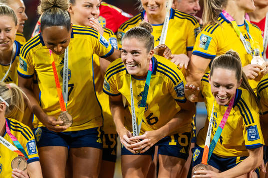 Madelen Janogy, Filippa Angeldahl and Elin Rubensson of