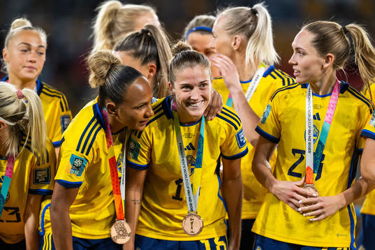 Madelen Janogy, Filippa Angeldahl and Elin Rubensson of