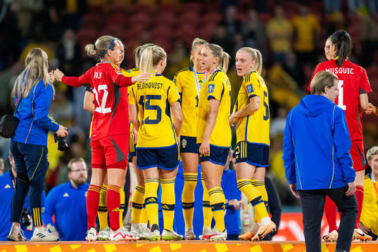 Goalkeeper Jennifer Falk, Rebecka Blomqvist, Jonna