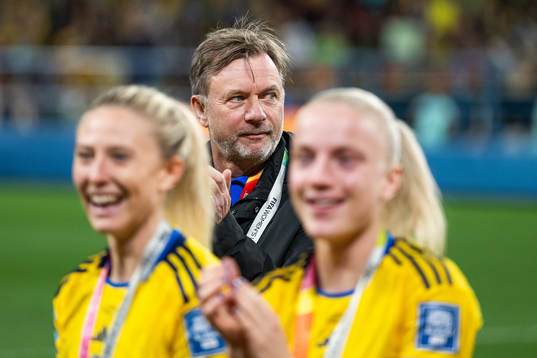 Head coach Peter Gerhardsson of Sweden