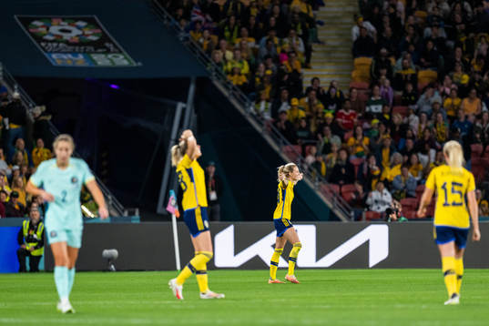 Nathalie Björn of Sweden celebrates