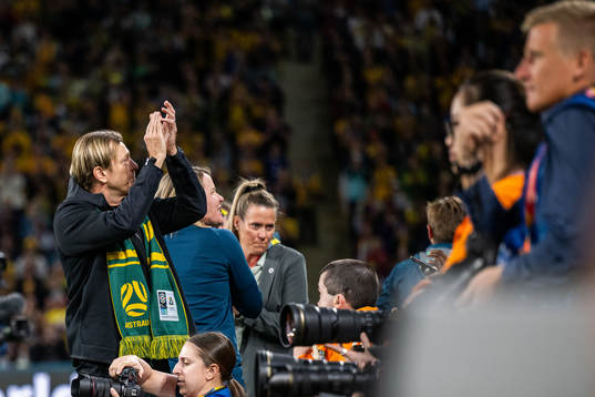 Head coach Tony Gustavsson of Australia