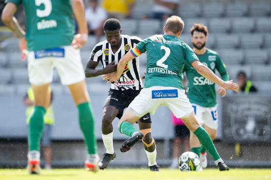 Landskronas Ousmane Diawara och Brages Alexander