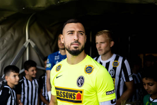 Landskronas målvakt Amr Kaddoura