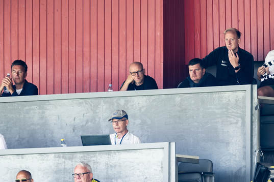 Landskronas Billy Magnusson på läktaren