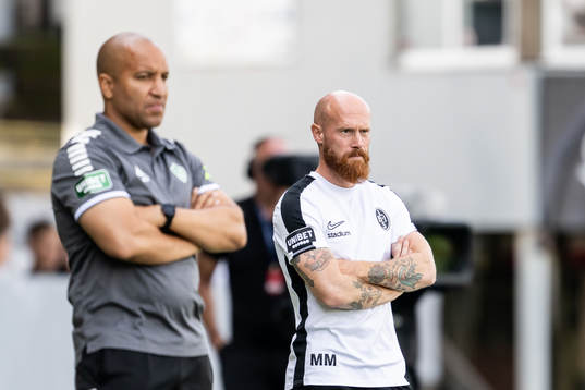 Landskronas tränare Max Mölder
