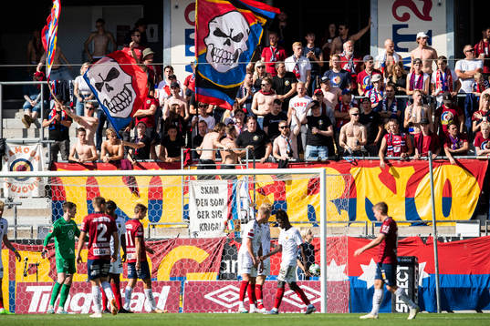 under fotbollsmatchen i Superettan mellan Örgryte och