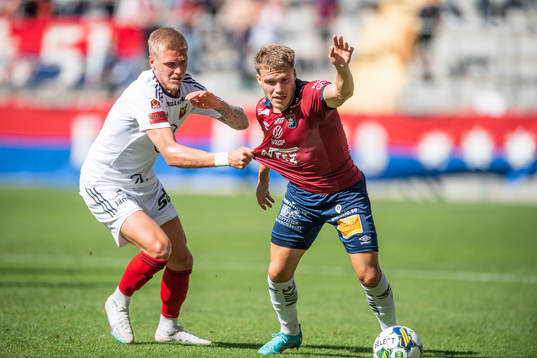 Östersunds Andre Österholm och Örgrytes Hampus Dahlqvist