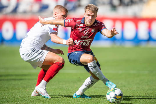 Östersunds Andre Österholm och Örgrytes Hampus Dahlqvist