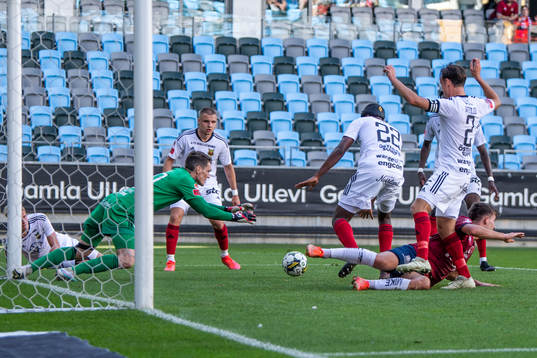 Tilltrasslad situation framför Östersunds  mål