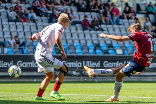 Örgrytes Noah Christoffersson gör 1-0