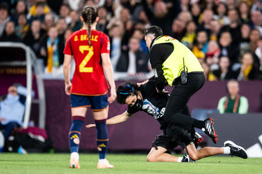 A pitch invader