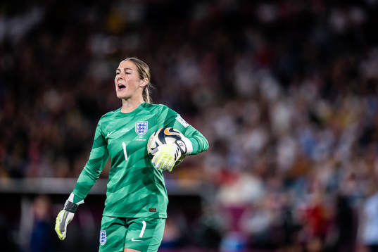Goalkeeper Mary Earps of England