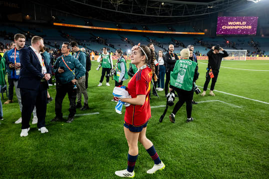 Ona Batlle of Spain celebrate