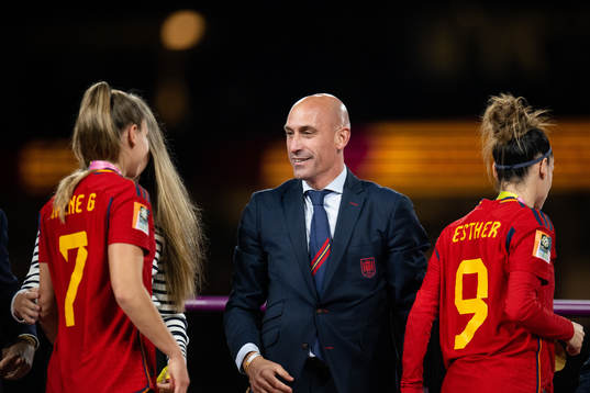 Irene Guerrero of Spain, Luis Rubiales, President of the