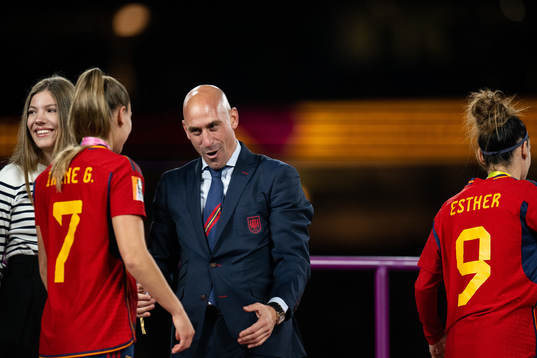Irene Guerrero of Spain, Luis Rubiales, President of the