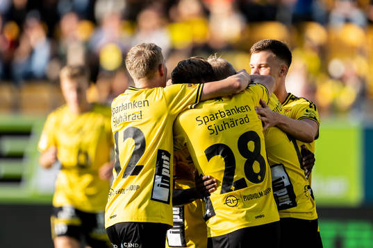 Elfsborgs spelare jublar