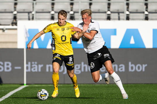 Elfsborgs Jeppe Møldrup Okkels och Mjällbys Herman