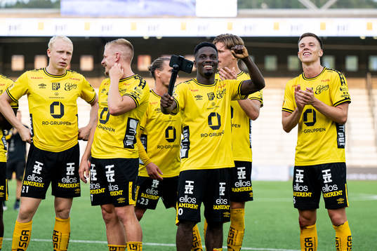 Elfsborgs spelare jublar