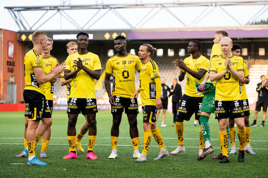 Elfsborgs spelare jublar