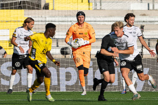 Mjällbys målvakt Noel Törnqvist