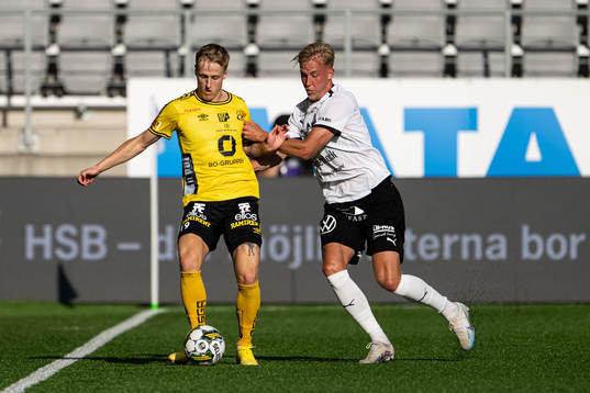Elfsborgs Jeppe Møldrup Okkels och Mjällbys Herman