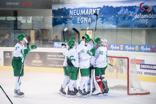 Players of Rögle celebrate