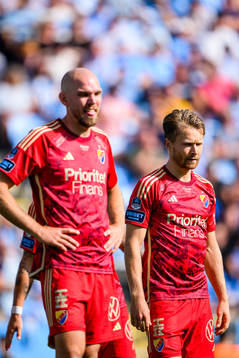 Djurgårdens Marcus Danielson och Jacob Une Larsson