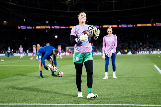 Goalkeeper Mary Earps of England