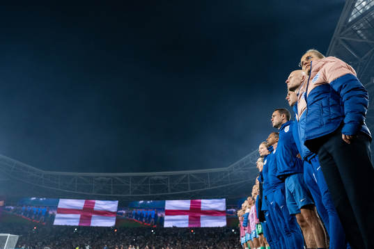 Head coach Sarina Wiegman of England
