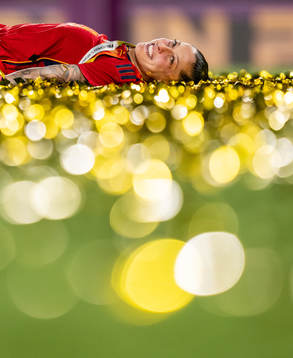 Jennifer Hermoso of Spain celebrates