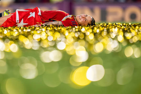 Jennifer Hermoso of Spain celebrates