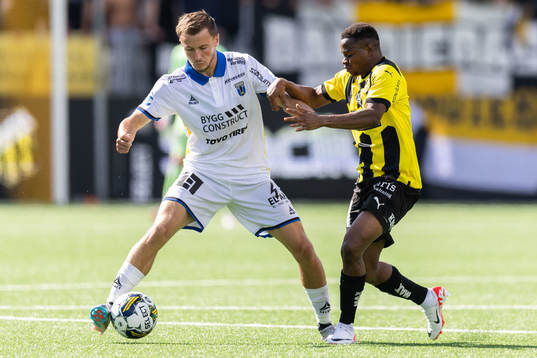 Sirius Melker Heier och Häckens Abdulrazaq Ishaq