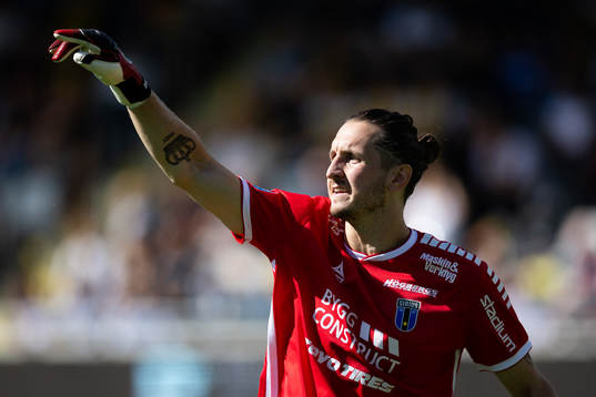 Sirius målvakt David Mitov Nilsson