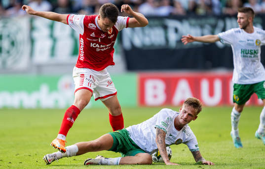 Kalmars Simon Skrabb och Hammarbys Fredrik Hammar