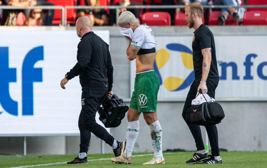 Hammarbys Edvin Kurtulus utgick p g a skada