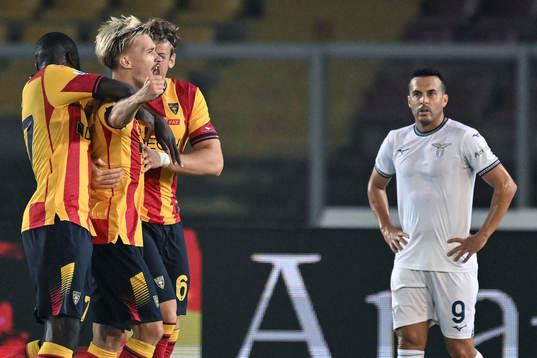 Fotboll, Serie A, Lecce - Lazio
