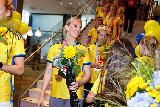 Stina Blackstenius of Sweden