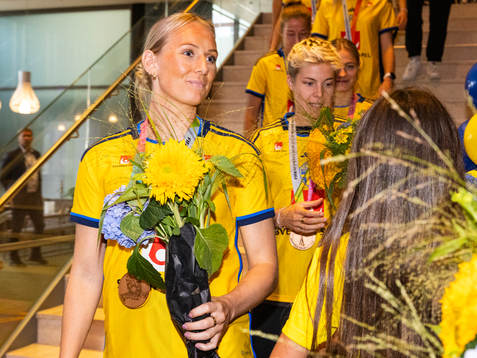 Stina Blackstenius of Sweden