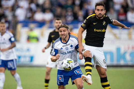 IFK Norrköpings Christoffer Nyman och AIKs Sotirios