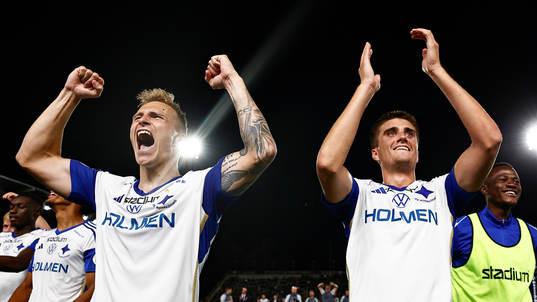 IFK Norrköpings spelare med Marco Lund Nielsen och Carl