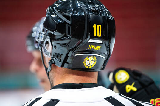 Brynäs Johan Larssons hjälm