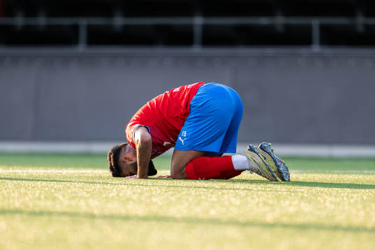 Helsingborgs Amin Al-Hamawi jublar