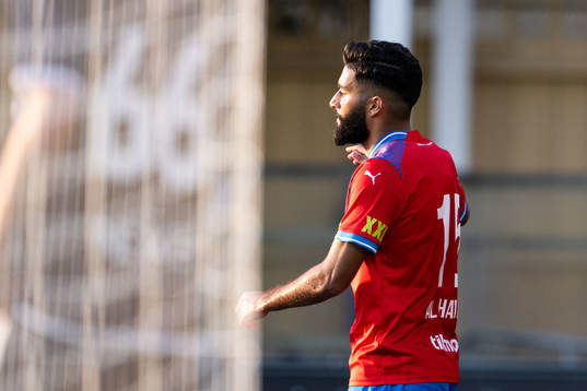 Helsingborgs Amin Al-Hamawi jublar