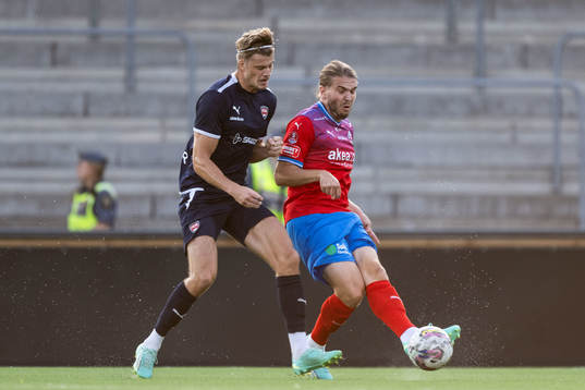 FC Rosengårds Kevin Fridlund och Helsingborgs Charlie