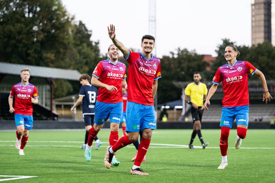 Helsingborgs Amar Muhsin jublar