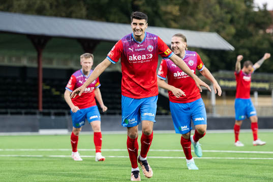 Helsingborgs Amar Muhsin jublar